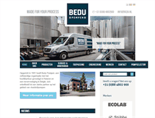 Tablet Screenshot of bedu.nl